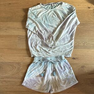 Knox Rose Pastel Tie-Dye Matching Set
